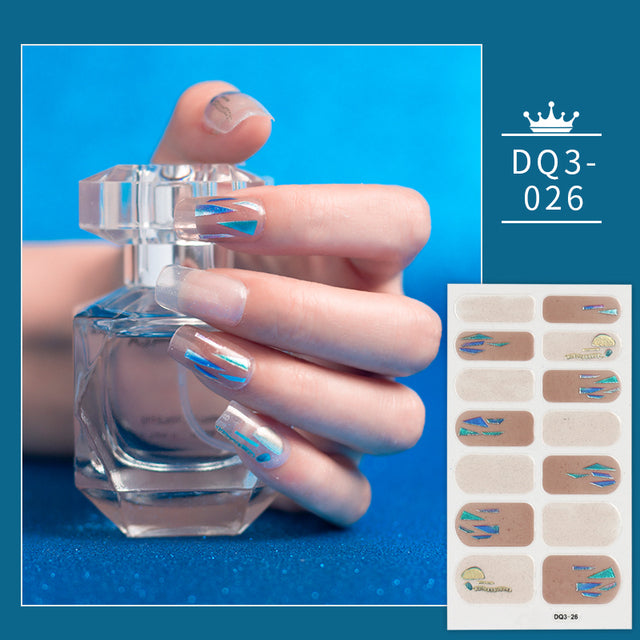 Solid Colors Nail Wraps,Nail Art,Nail Stickers,DIY Manicure and DIY Nails DQ3 series