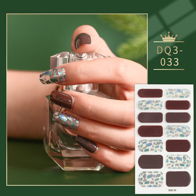 Solid Colors Nail Wraps,Nail Art,Nail Stickers,DIY Manicure and DIY Nails DQ3 series