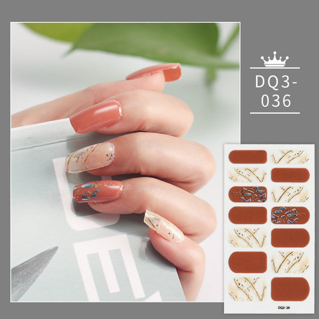 Solid Colors Nail Wraps,Nail Art,Nail Stickers,DIY Manicure and DIY Nails DQ3 series