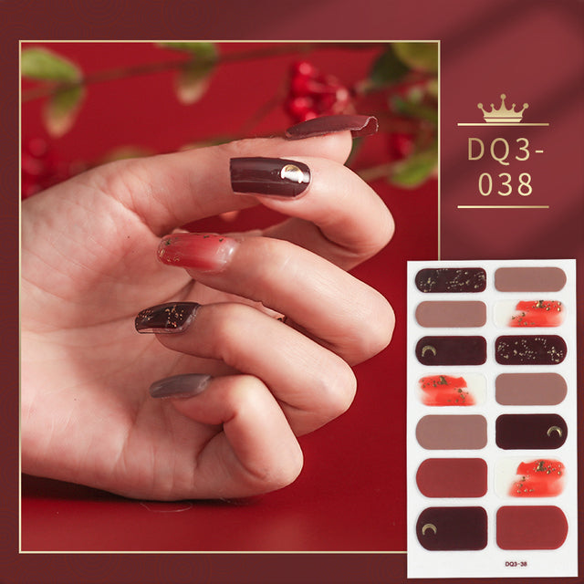 Solid Colors Nail Wraps,Nail Art,Nail Stickers,DIY Manicure and DIY Nails DQ3 series