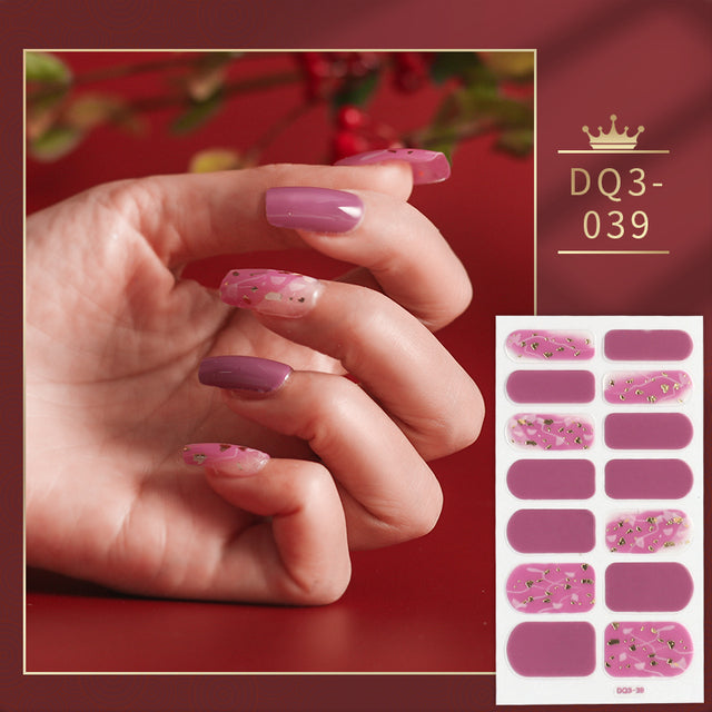 Solid Colors Nail Wraps,Nail Art,Nail Stickers,DIY Manicure and DIY Nails DQ3 series