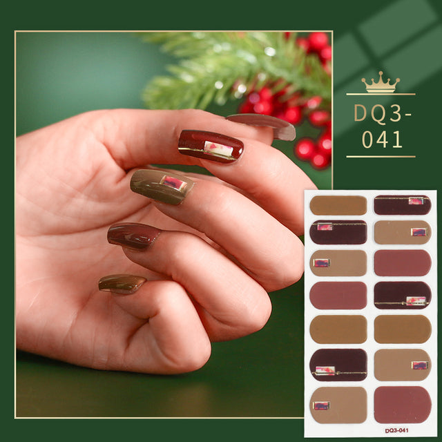 Solid Colors Nail Wraps,Nail Art,Nail Stickers,DIY Manicure and DIY Nails DQ3 series