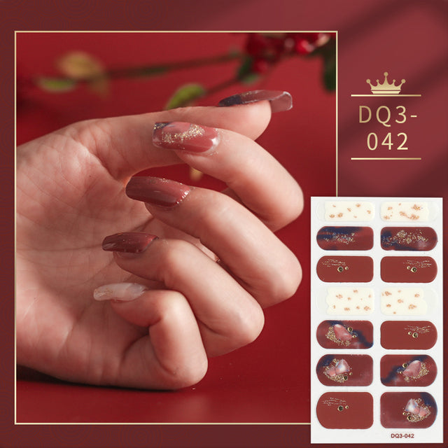 Solid Colors Nail Wraps,Nail Art,Nail Stickers,DIY Manicure and DIY Nails DQ3 series