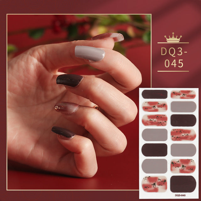 Solid Colors Nail Wraps,Nail Art,Nail Stickers,DIY Manicure and DIY Nails DQ3 series