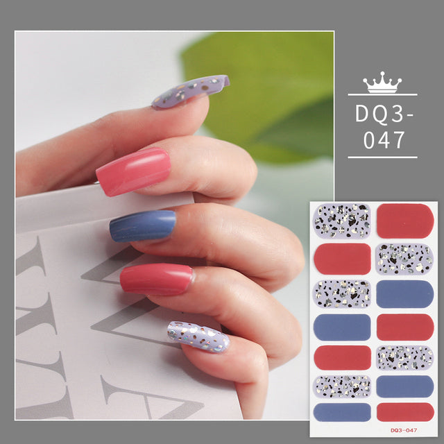 Solid Colors Nail Wraps,Nail Art,Nail Stickers,DIY Manicure and DIY Nails DQ3 series