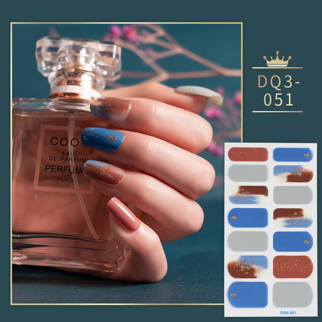 Solid Colors Nail Wraps,Nail Art,Nail Stickers,DIY Manicure and DIY Nails DQ3 series