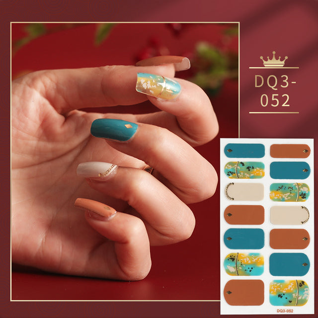 Solid Colors Nail Wraps,Nail Art,Nail Stickers,DIY Manicure and DIY Nails DQ3 series