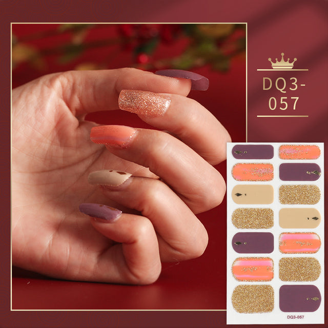 Solid Colors Nail Wraps,Nail Art,Nail Stickers,DIY Manicure and DIY Nails DQ3 series