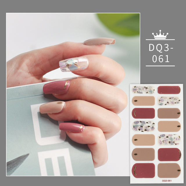 Solid Colors Nail Wraps,Nail Art,Nail Stickers,DIY Manicure and DIY Nails DQ3 series