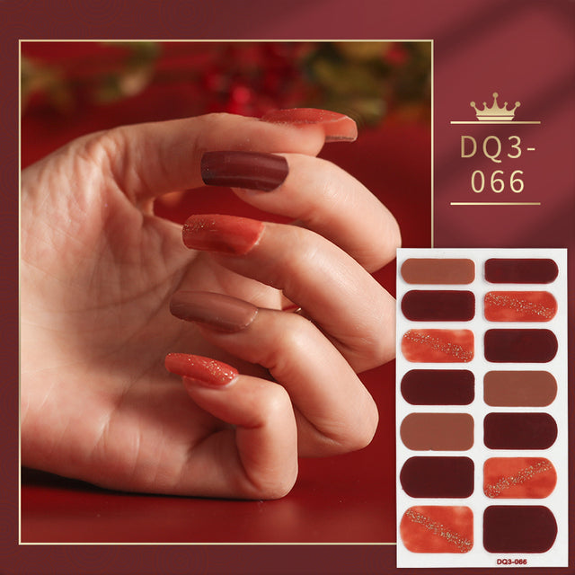 Solid Colors Nail Wraps,Nail Art,Nail Stickers,DIY Manicure and DIY Nails DQ3 series