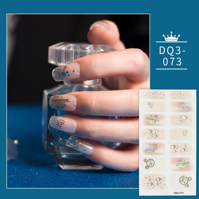 Solid Colors Nail Wraps,Nail Art,Nail Stickers,DIY Manicure and DIY Nails DQ3 series