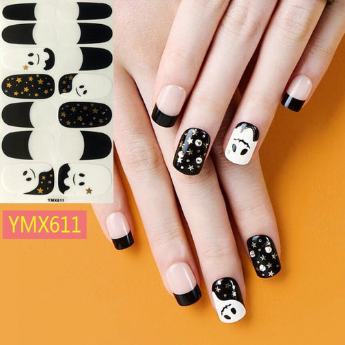   Fall/Winter for Halloween Nail Stickers ymx611 (2 wks SHIP).