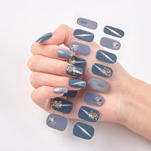 Load image into Gallery viewer,  Gray Ellie 16 Tips Glittering Series Shiny Nail Stickers gl014 (2 wks SHIP).

