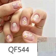 Load image into Gallery viewer,  Spring &amp; Summer 14 Tips Watercolor Nail Wraps Stickers Nail Art Nail Decor QF series (2 wks SHIP).
