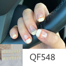 Load image into Gallery viewer,  Spring &amp; Summer 14 Tips Watercolor Nail Wraps Stickers Nail Art Nail Decor QF series (2 wks SHIP).
