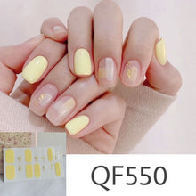 Load image into Gallery viewer,  Spring &amp; Summer 14 Tips Watercolor Nail Wraps Stickers Nail Art Nail Decor QF series (2 wks SHIP).
