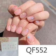 Load image into Gallery viewer,  Spring &amp; Summer 14 Tips Watercolor Nail Wraps Stickers Nail Art Nail Decor QF series (2 wks SHIP).
