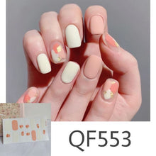 Load image into Gallery viewer,  Spring &amp; Summer 14 Tips Watercolor Nail Wraps Stickers Nail Art Nail Decor QF series (2 wks SHIP).
