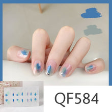 Load image into Gallery viewer,  Spring &amp; Summer 14 Tips Watercolor Nail Wraps Stickers Nail Art Nail Decor QF series (2 wks SHIP).
