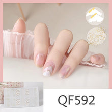Load image into Gallery viewer,  Spring &amp; Summer 14 Tips Watercolor Nail Wraps Stickers Nail Art Nail Decor QF series (2 wks SHIP).
