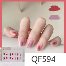 Load image into Gallery viewer,  Spring &amp; Summer 14 Tips Watercolor Nail Wraps Stickers Nail Art Nail Decor QF series (2 wks SHIP).
