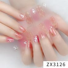 Load image into Gallery viewer,  Valentines/All Seasons 3D Spring/Summer Glitters Nail Wraps Nail Stickers Nail Polish Strips ZX series (2 wks SHIP).
