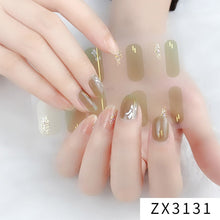 Load image into Gallery viewer,  Valentines/All Seasons 3D Spring/Summer Glitters Nail Wraps Nail Stickers Nail Polish Strips ZX series (2 wks SHIP).
