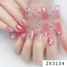 Load image into Gallery viewer,  Valentines/All Seasons 3D Spring/Summer Glitters Nail Wraps Nail Stickers Nail Polish Strips ZX series (2 wks SHIP).
