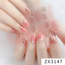 Load image into Gallery viewer,  Valentines/All Seasons 3D Spring/Summer Glitters Nail Wraps Nail Stickers Nail Polish Strips ZX series (2 wks SHIP).
