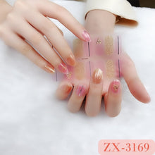Load image into Gallery viewer,  Valentines/All Seasons 3D Spring/Summer Glitters Nail Wraps Nail Stickers Nail Polish Strips ZX series (2 wks SHIP).
