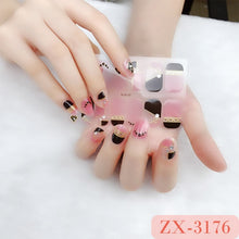 Load image into Gallery viewer,  Valentines/All Seasons 3D Spring/Summer Glitters Nail Wraps Nail Stickers Nail Polish Strips ZX series (2 wks SHIP).
