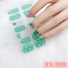 Load image into Gallery viewer,  Valentines/All Seasons 3D Spring/Summer Glitters Nail Wraps Nail Stickers Nail Polish Strips ZX series (2 wks SHIP).
