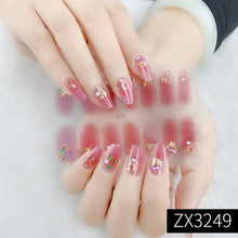 Load image into Gallery viewer,  Valentines/All Seasons 3D Spring/Summer Glitters Nail Wraps Nail Stickers Nail Polish Strips ZX series (2 wks SHIP).
