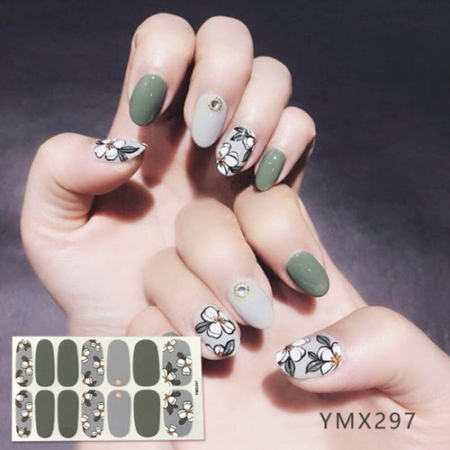  Spring Selection Nail Stickers Nail Wraps ymx297 (2 wks SHIP).