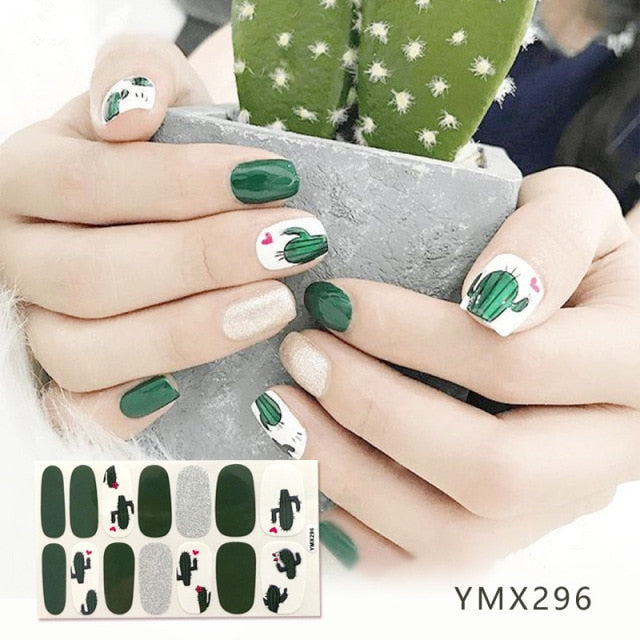  Spring Selection Nail Stickers Nail Wraps ymx296 (2 wks SHIP).
