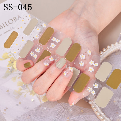  Valentines/All Seasons Spring Selection 22tips Nail Wraps Nail Stickers Nail Polish Strips ss039-ss057 (2 wks SHIP).