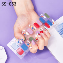 Load image into Gallery viewer,  Valentines/All Seasons Spring Selection 22tips Nail Wraps Nail Stickers Nail Polish Strips ss039-ss057 (2 wks SHIP).
