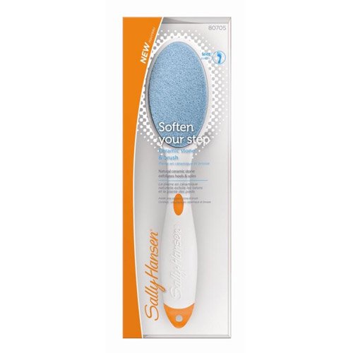 US SHIP! Sally Hansen Foot Care,Soften Your Step Ceramic Stone & Brush,Foot Callus Remover,Foot File with Handle,Beauty Tools