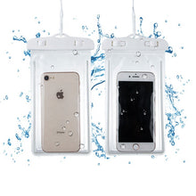 Load image into Gallery viewer, US SHIP 1pc Waterproof Phone Pouch Phone Case for iPhone,Samsung,Universal Transparent Phone Pouch for Water &amp; Outdoor Activities
