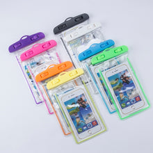 Load image into Gallery viewer, US SHIP 1pc Waterproof Phone Pouch Phone Case for iPhone,Samsung,Universal Transparent Phone Pouch for Water &amp; Outdoor Activities
